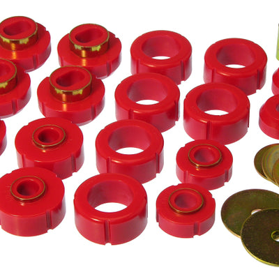 Prothane 81-91 Chevy K10 Blazer Body Mount Kit - Red