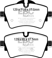 EBC 14+ Mini Hardtop 2.0 Turbo Cooper S Redstuff Front Brake Pads