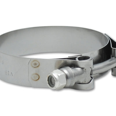 Vibrant SS T-Bolt Clamps Pack of 2 Size Range: 3.76in to 4.05in O.D. For use with 3.5in I.D. coup