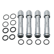 S&S Cycle 2017+ M8 Models Pushrod Cover Kit - Chrome