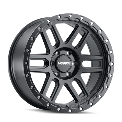 Mayhem 8304 Delta 17x9 / 6x139.7 BP / 0mm Offset / 106mm Hub Matte Black Wheel