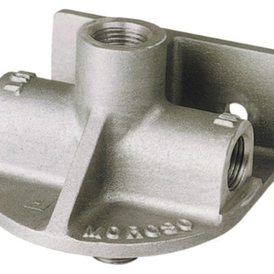 Moroso Ford/Chrysler V8 Oil Filter Adapter - Remote Mount - 3/4in-16 Thread