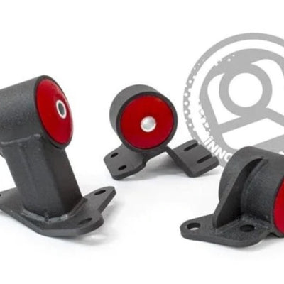 Innovative 90-93 Integra B-Series Black Steel Mounts 95A Bushings