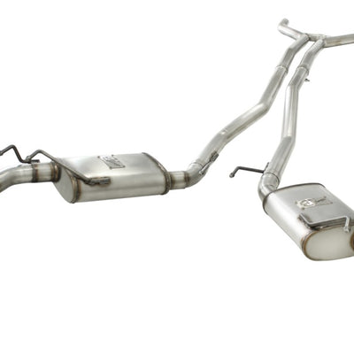 aFe MACHForce XP Exhaust 2.5in Stainless Steel CB/10-13 Chevy Camaro V6-3.6L (td) (polished tip)