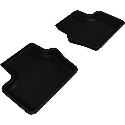 3D MAXpider 2007-2017 Jeep Compass/Patriot Kagu 2nd Row Floormats - Black