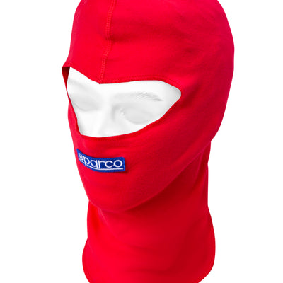 Sparco Head Hood 100 Percent Cotton Red