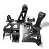 Innovative 94-01 Integra J-Series Black Steel Mounts 85A Bushings (w/ Alt. Relocation Bracket)