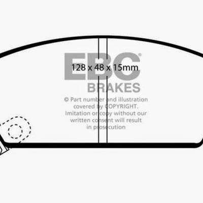 EBC 93-95 Honda Civic Coupe 1.5 DX Redstuff Front Brake Pads