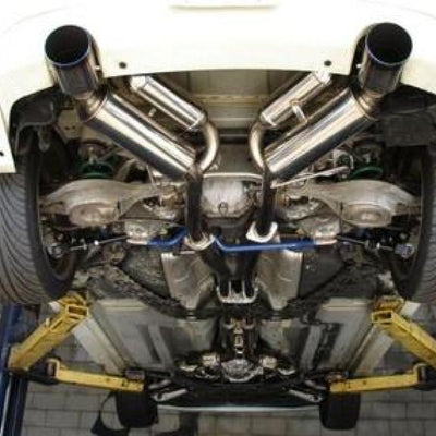 HKS 03-07 G35 Dual Hi-Power Ti Tip Catback Exhaust (SUS304 NO COATING)