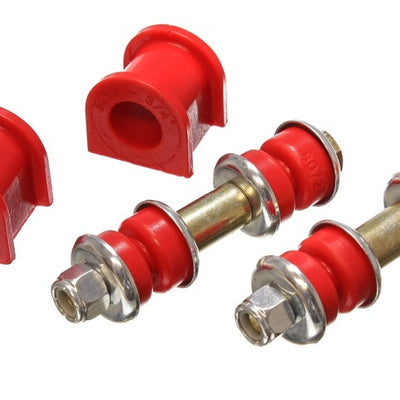 Energy Suspension 90-95 Mazda Protege/323 Red 3/4inch Front Sway Bar Bushing Set (Sway bar end link