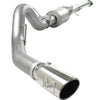 aFe Atlas Exhaust 4in Aluminized Cat-Back w/ 304 SS Polished Tip 11-13 Ford F-150 EcoBoost V6 3.5L