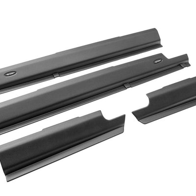 Rugged Ridge 18-22 Jeep Wrangler (JL) Rocker Pnl/Sill Plate Cvr 4dr. Rocker Guard 4pc. - Tex. Blk