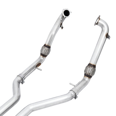 AWE Tuning Audi B9 S5 Sportback Touring Edition Exhaust - Non-Resonated (Silver 102mm Tips)