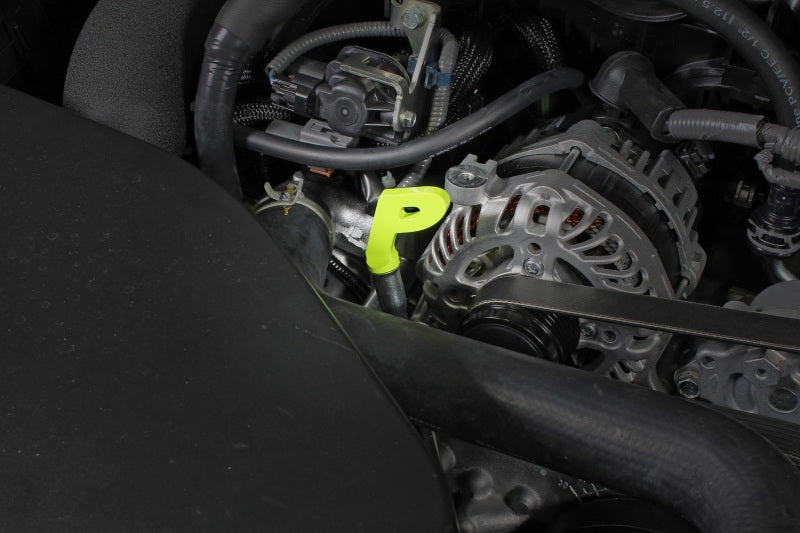 PERRIN 15-25 Subaru WRX & 13-25 BRZ/FR-S/86/GR86 Dipstick Handle P Style - Neon Yellow