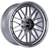 BBS LM 18x9 5x114.3 ET25 Diamond Black Center Diamond Cut Lip Wheel - 82mm PFS Required