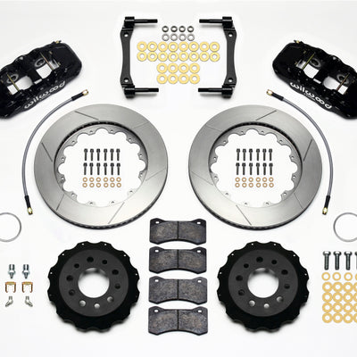 Wilwood AERO4 Rear Kit 14.25in 2014-Up Corvette C7 w/Lines