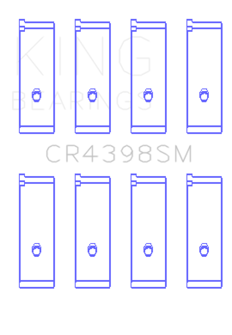 King Engine Bearings Honda L13A4/L15A (Size 0.25) Connecting Rod Bearing Set