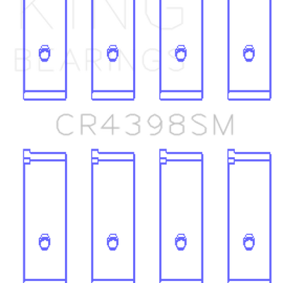 King Engine Bearings Honda L13A4/L15A (Size 0.25) Connecting Rod Bearing Set