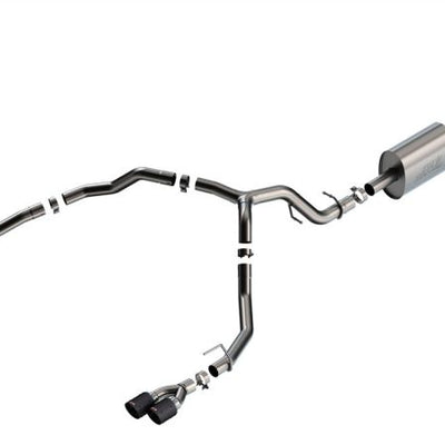 Borla 21-22 Chevy Tahoe 5.3L V8 2/4WD 4DR 3in/2.75in S-Type Cat-Back Exhaust w/ Carbon Fiber Tips