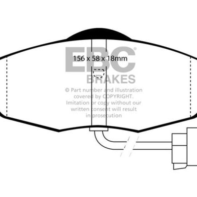 EBC 95-00 Ford Contour 2.0 Ultimax2 Front Brake Pads