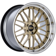 BBS LM 20x10.5 5x114.3 ET20 CB66 Gold Center Diamond Cut Lip Wheel
