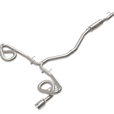 aFe 22-23 Honda Civic Si L4 1.5L (t) Takeda 2.5in to 3in 304 SS Cat-Back Exhaust w/ Polished Tips
