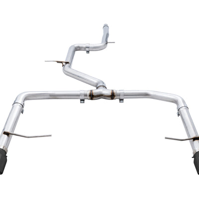AWE Tuning 18-21 Volkswagen Jetta GLI Mk7 Track Edition Exhaust - Diamond Black Tips (Fits OEM DP)