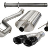 Corsa 2011-2014 Ford F-150 Raptor 6.2L V8 133in Wheelbase Black Xtreme Cat-Back Exhaust