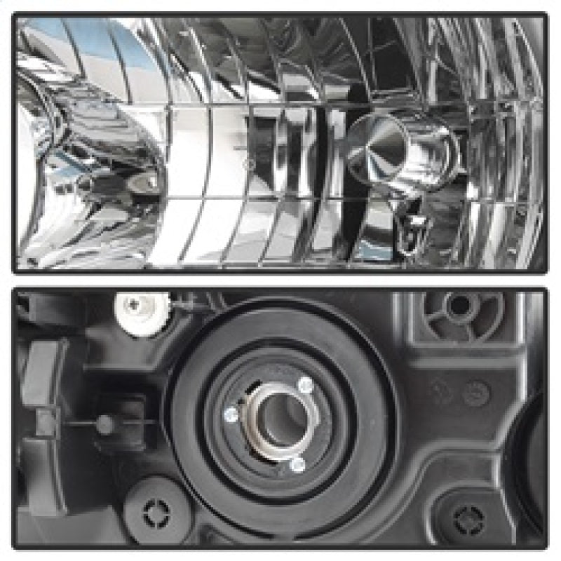 xTune Toyota Highlander 04-06 (Non Hybrid Models) OEM Style Headlights Chrome HD-JH-THIGH04-AM-C