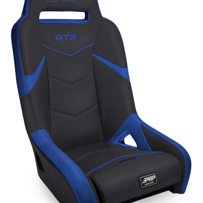 PRP GT3 Rear Suspension Seat- Black/Blue