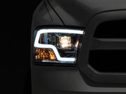 Raxiom 09-18 Dodge RAM 1500 Non-Projector LED Halo Headlights- Chrome Housing (Clear Lens)