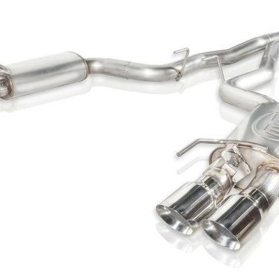 Stainless Works 2018+ Ford Mustang GT 3in Legend Series Catback H-Pipe w/Active Valves & Quad Tips