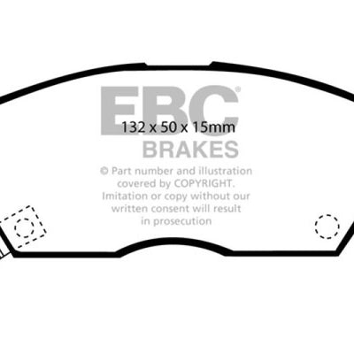 EBC 90-92 Honda Civic CRX 1.6 Si Ultimax2 Front Brake Pads