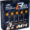 Project Kics 14x1.25 R40 Iconix Lock & Lug Nuts - Black w/Red Cap (16+4 Locks)