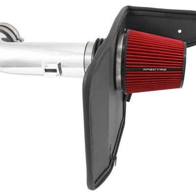 Spectre 10-12 Chevy Camaro V8-6.2L F/I Air Intake Kit - Clear Anodized w/Red Filter