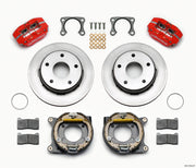 Wilwood Dynapro Lug Mount P/S Park Brake Kit Red Big Ford 2.36in Off Bronco 5 x 5.50