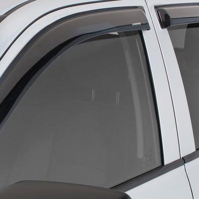 Stampede 2019 Chevy Silverado 1500 Double Cab Pickup Tape-Onz Sidewind Deflector 4pc - Smoke