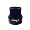 Torque Solution Transition Silicone Coupler: 2 inch to 2.75 inch Black Universal