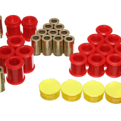 Energy Suspension 95-98 Nissan 240SX (S14) Red Rear Control Arm Bushing Set (Must reuse existing out