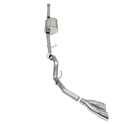 Corsa 2021-2025 Ford F-150 SuperCrew/6.5in Bed 5.0L V8 Sport Cat-Back Single Side Exit-Polished