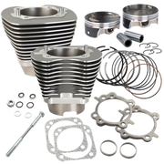 S&S Cycle 07-17 BT 117in Big Bore Cylinder Kit - Stone Gray