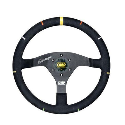 OMP Recce Series Steering Wheel 350 mm - Black/White