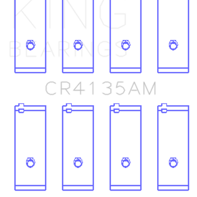 King Engine Bearings 85-01 Toyota 5SFE L4 DOHC 16 Valves (Size +1.0) Rod Bearing Set