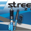 Cusco Street Zero 01-04 Subaru GDB STi (Fixed FR/RR Damper Rate) FR-Pillow Adj. RR-Rubber Coilovers