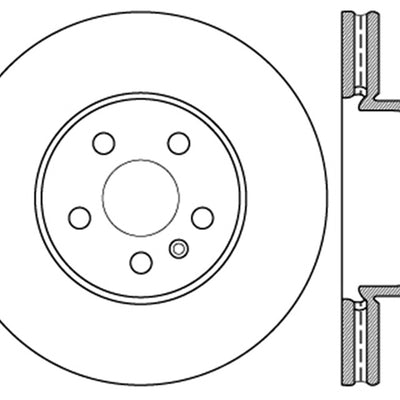 StopTech Slotted & Drilled Sport Brake Rotor