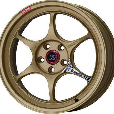 Enkei PF06 18x9.5 5x114.3 40mm Offset 75mm Bore Gold