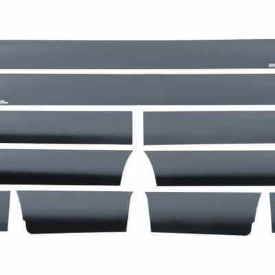 Putco 09-14 Ford F-150 Super Cab 6.5 (w/o Factory Fender Flares) Blk Platinum Rocker Panels - 10pcs