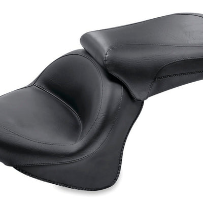 Mustang 98-16 Yamaha V-Star 650 Custom Wide Touring 2PC Seat - Black