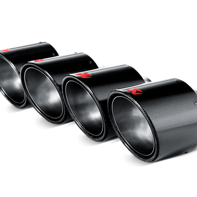Akrapovic 06-13 Chevrolet Corvette ZO6/ZR1 (C6) Tail Pipe Set (Carbon 115 mm)