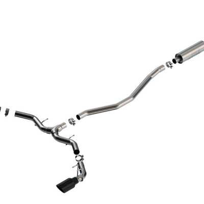 Borla 2023 Integra/22-23 Civic Si 1.5L 4 CYL. MT FWD 4DR 2.50in S-Type Catback Exhaust Black Chrome
